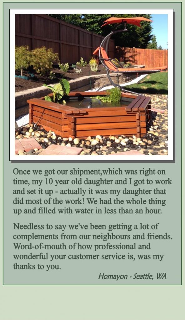 200 Gallon Above Ground Pond Kit Kim's Ponds