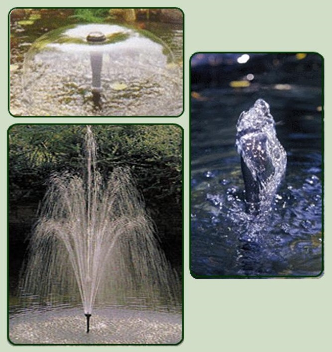 3 fountain styles